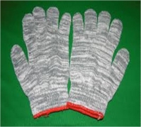 Găng tay sợi màu tối